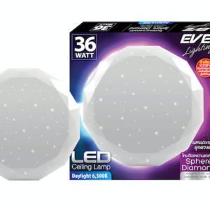 LED Ceiling Lamp Sphere Diamond 36w